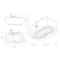 Eago EAGO AM128ETL 6 ft Acrylic White Whirlpool Bathtub w Fixtures AM128ETL - alternate 5